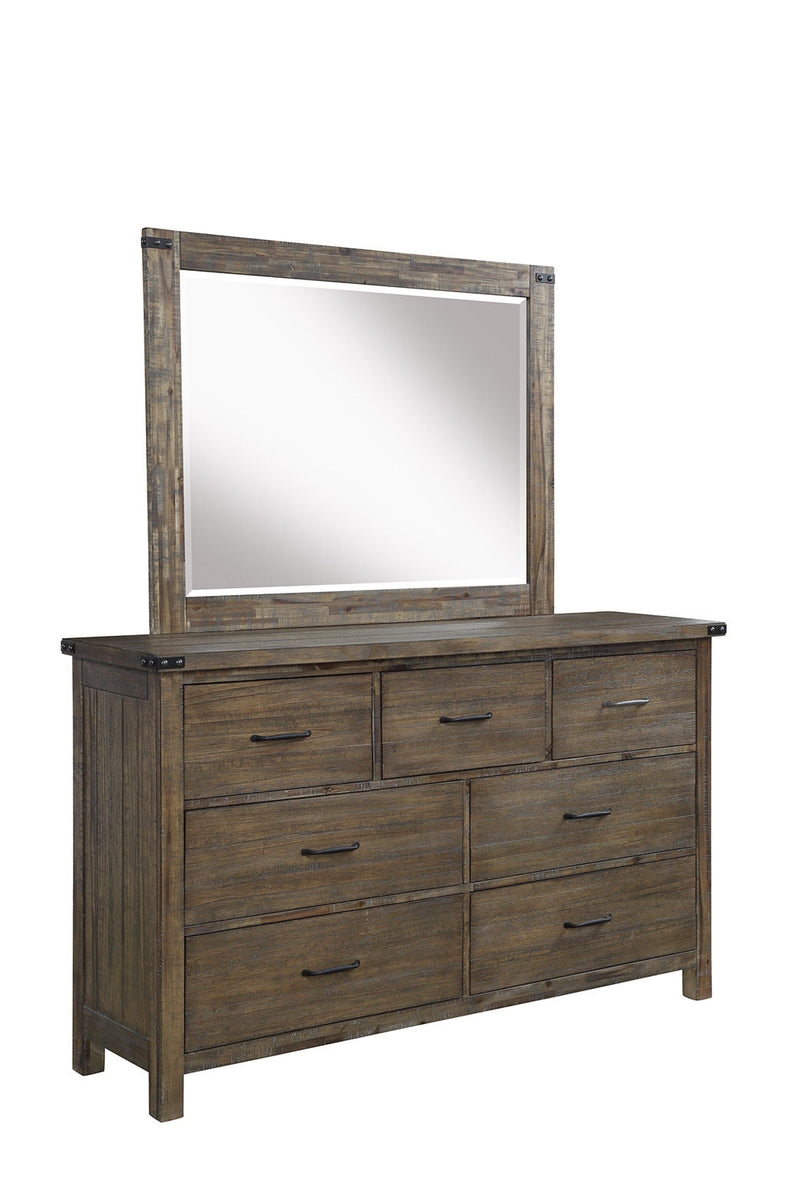 New Classic Furniture Galleon Walnut Mirror