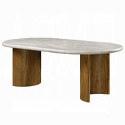 Acme Furniture Darcy Natural Dark Walnut Dining Table