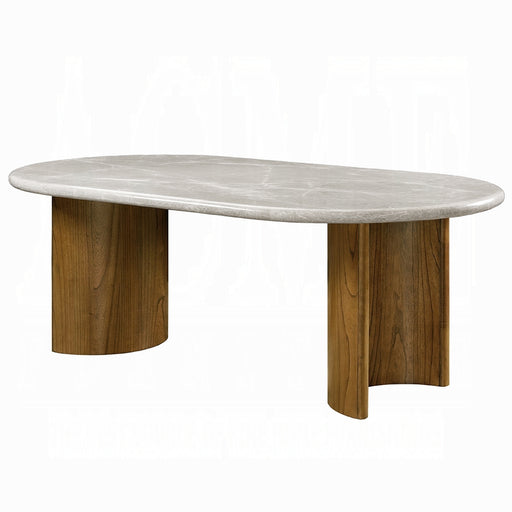 Acme Furniture Darcy Natural Dark Walnut Dining Table