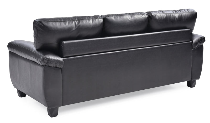 Glory Furniture Gallant Cappuccino Faux Leather Sofa