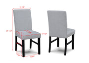 Crown Mark Cally 5pc Dining Room Set