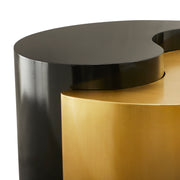 Galaxy Home Ying Yang Black Gold Coffee Table
