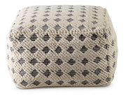 Steve Silver Kodi White Square Pouf