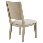 2 Coaster Furniture Trofello White Washed Brown Dining Side Chair