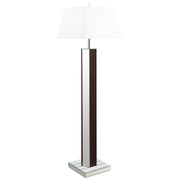 Coaster Furniture Elena Brown White Floor Lamp