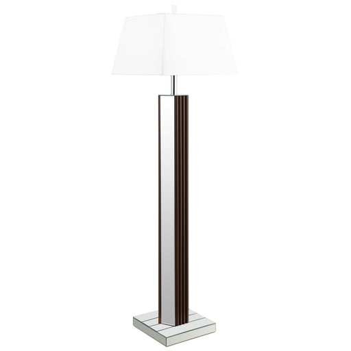 Coaster Furniture Elena Brown White Floor Lamp