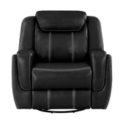 Home Elegance Littleton Black 3pc Living Room Set