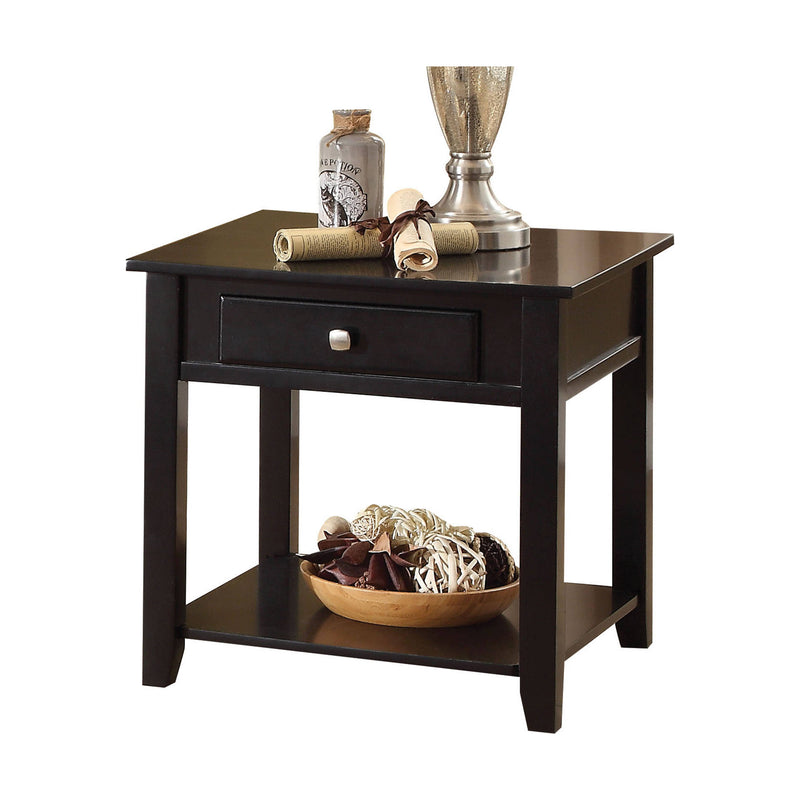 Acme Furniture Malachi Black 3pc Coffee Table Set