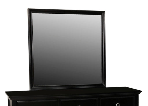 New Classic Furniture Tamarack Black Glass Mirror