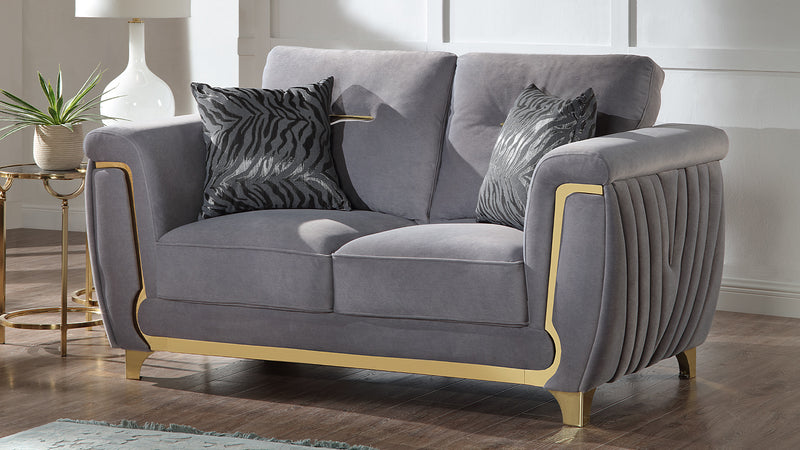 Galaxy Home Leena Beige Loveseat
