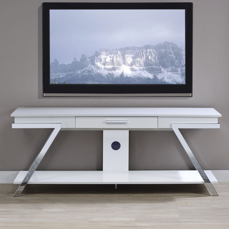 Steve Silver Zena White TV Stand