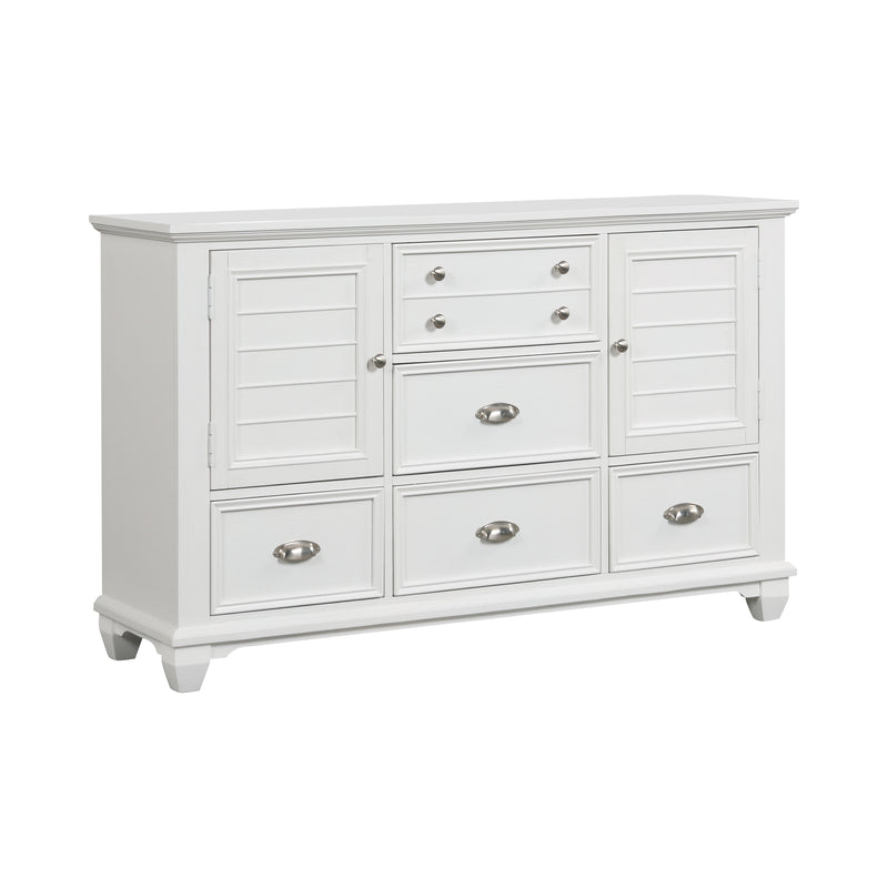 New Classic Furniture Jamestown White Dresser