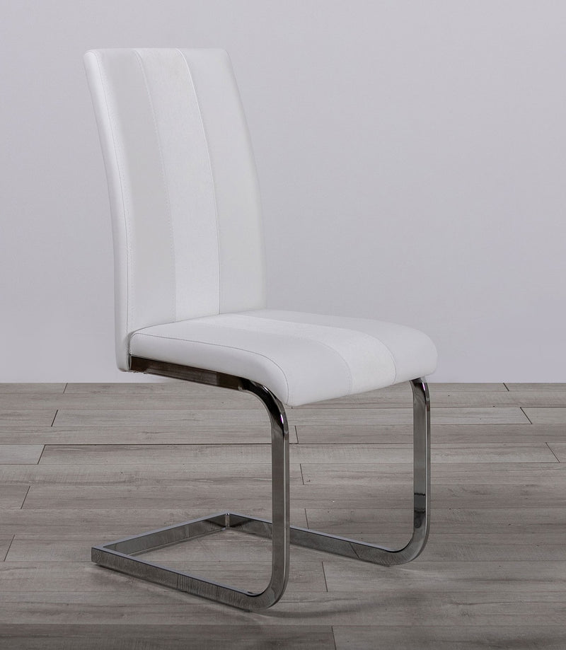 Global Furniture D1628DT-D915DC White 5pc Dining Room Set