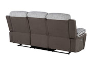 Global Furniture U5050 Grey Reclining Sofa