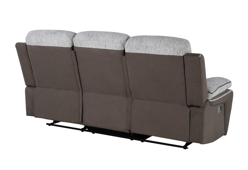 Global Furniture U5050 Grey Reclining Sofa