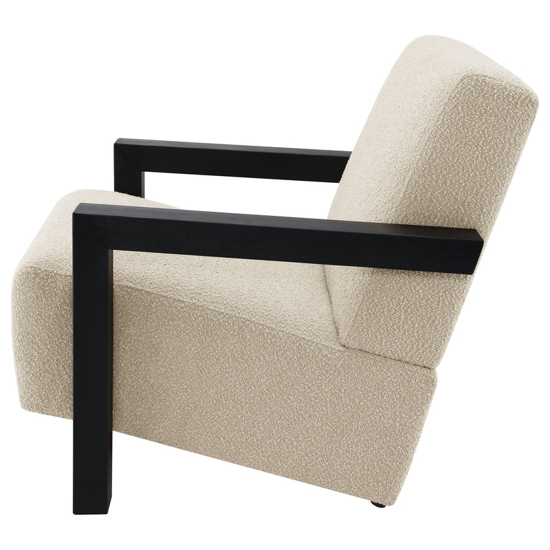 Coaster Furniture Fitzroy Latte Beige Accent Arm Chair