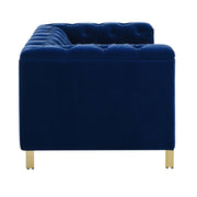 Steve Silver Charlene Blue Velvet Loveseat