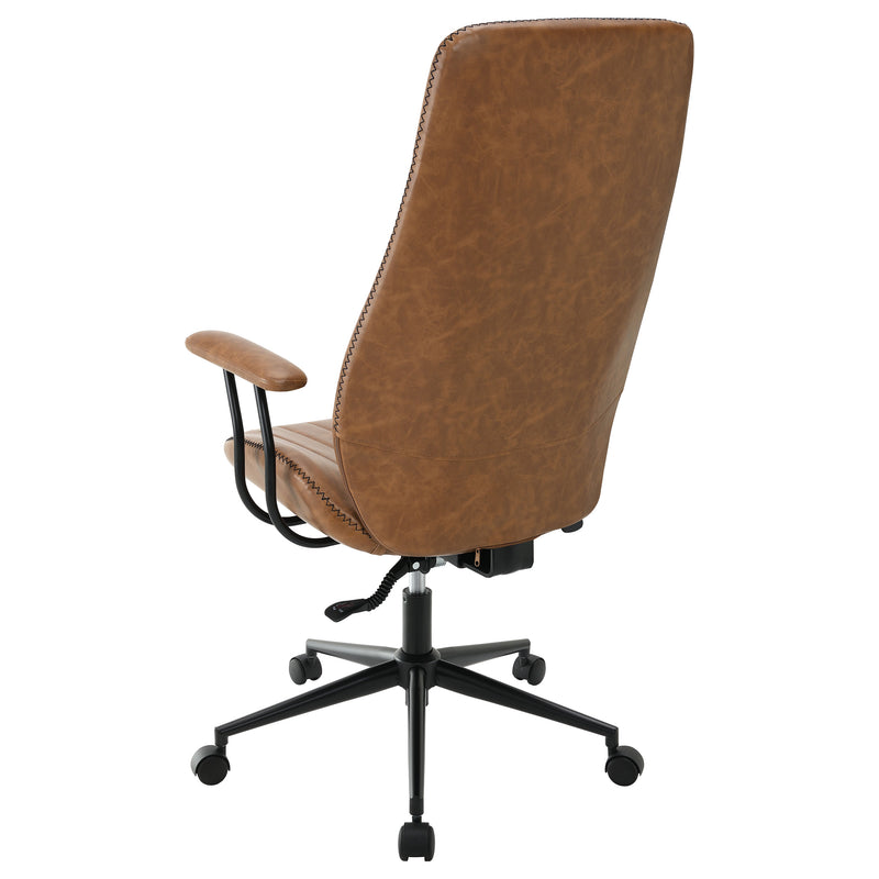 Coaster Furniture Ranger Brown Adjustable Office Chair