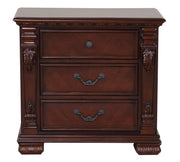 Glory Furniture Lyndon Cherry 2 Drawer Night Stand