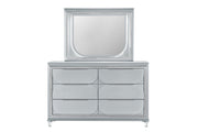 Global Furniture Caleb Silver Dresser and Mirror