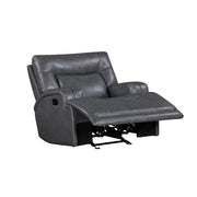 New Classic Furniture Titan Gray Glider Recliner
