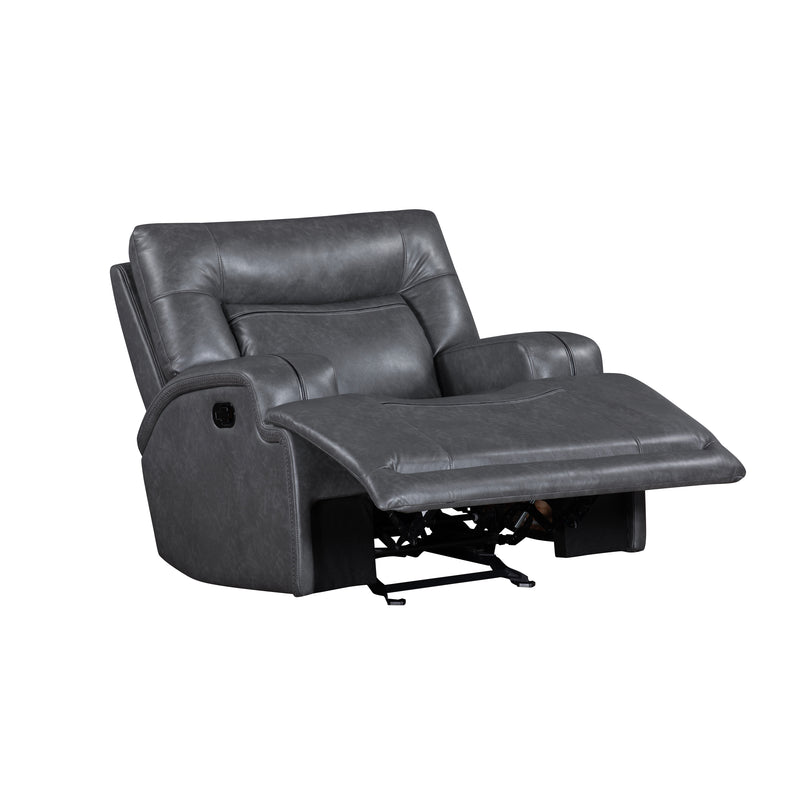 New Classic Furniture Titan Gray Glider Recliner