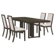 Coaster Furniture Kelly Dark Grey 5pc Dining Room Set