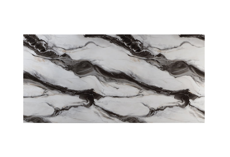 Global Furniture D12DT Black White Dining Table