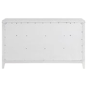 Coaster Furniture Marielle Distressed White 6 Drawer Dresser