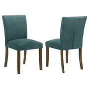 2 Coaster Furniture Cantley Blue Brown Dining Side Chairs