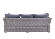 Acme Furniture Laurance Gray Patio Sectional with Cocktail Table