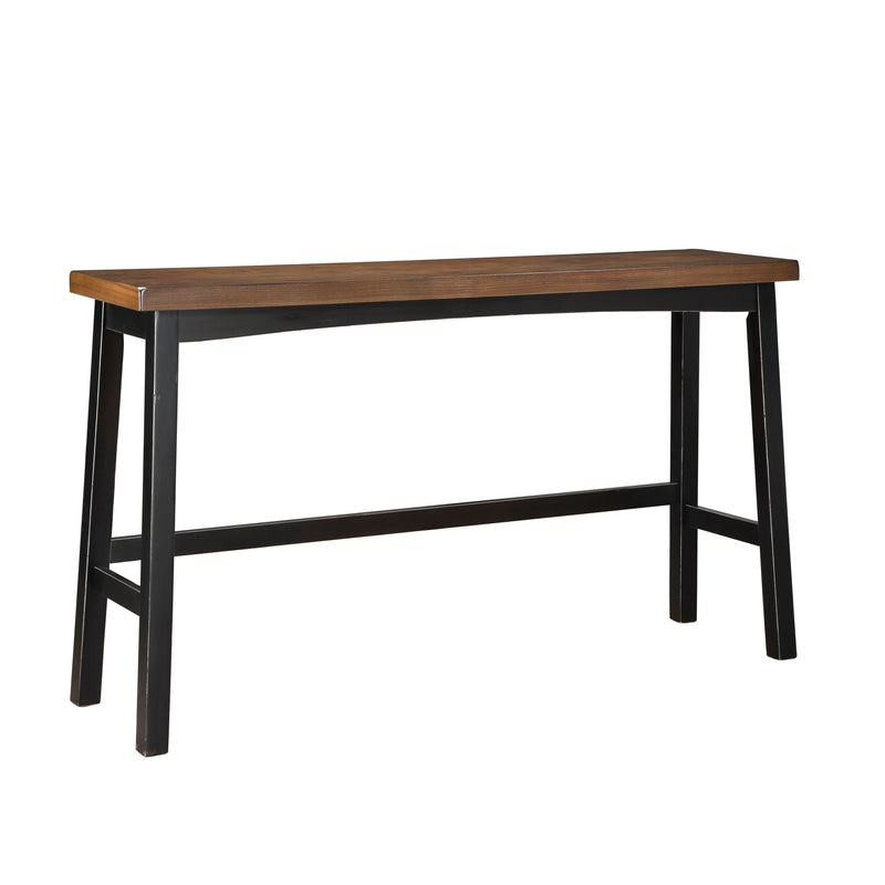 Home Elegance Caspian Brown White 4pc Pub Height Set