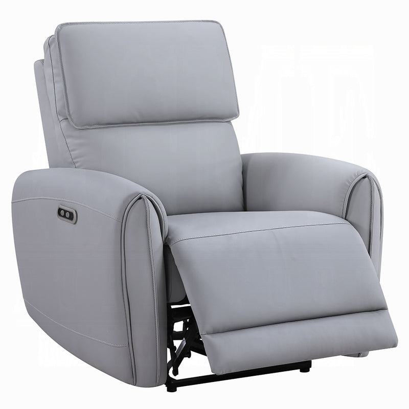 Acme Furniture Jeromie Gray Power Motion Recliner with USB Port