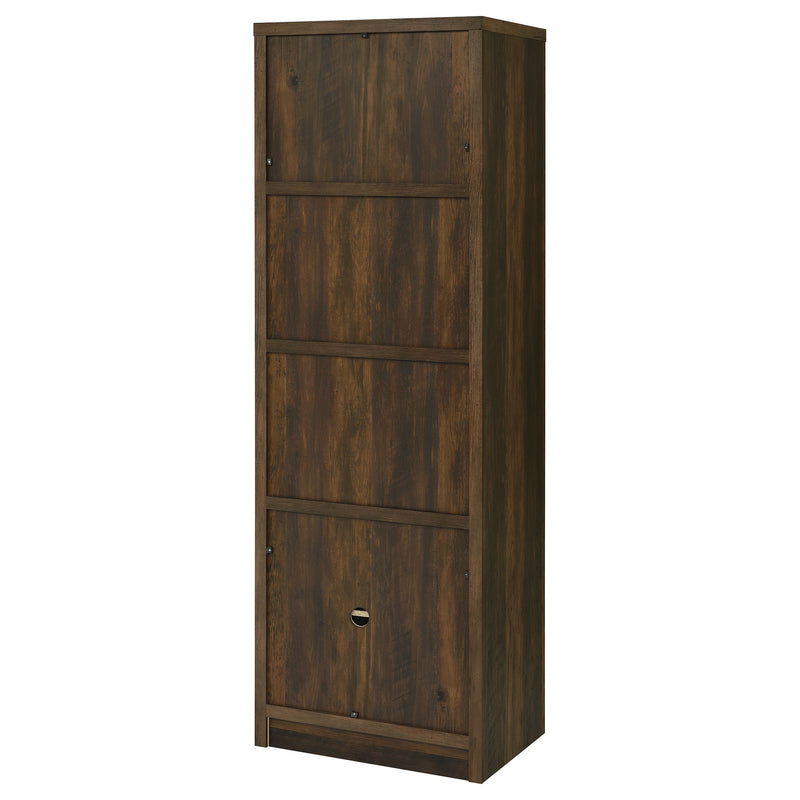 Coaster Furniture Laughlin Dark Pine Brown Media Tower