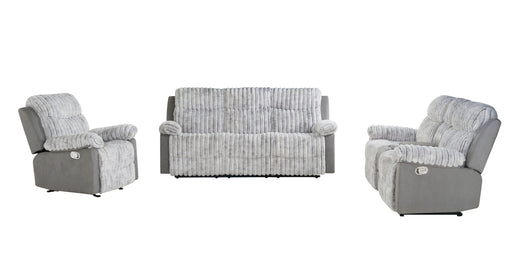 Global Furniture U6028 Grey 3pc Living Room Set