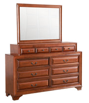 Glory Furniture LaVita Oak Dresser and Mirror