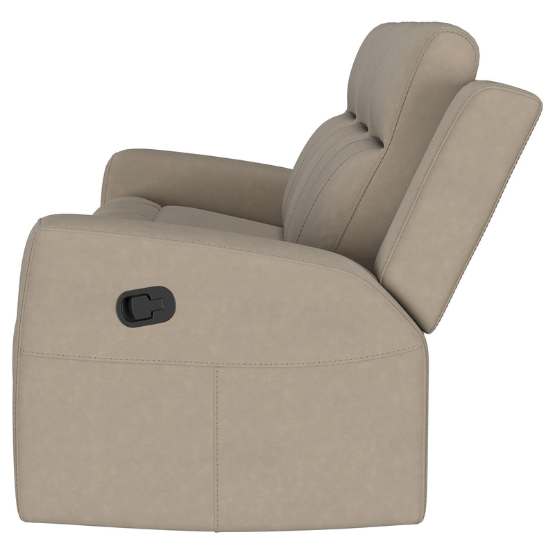 Coaster Furniture Brentwood Taupe Brown Motion Reclining Sofa