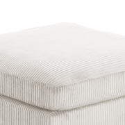 Galaxy Home Bentley Cream Ottoman