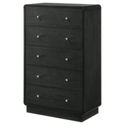 Coaster Furniture Cavelle Black 5 Drawer Chest