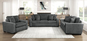 Home Elegance Athena Dark Gray 3pc Living Room Set