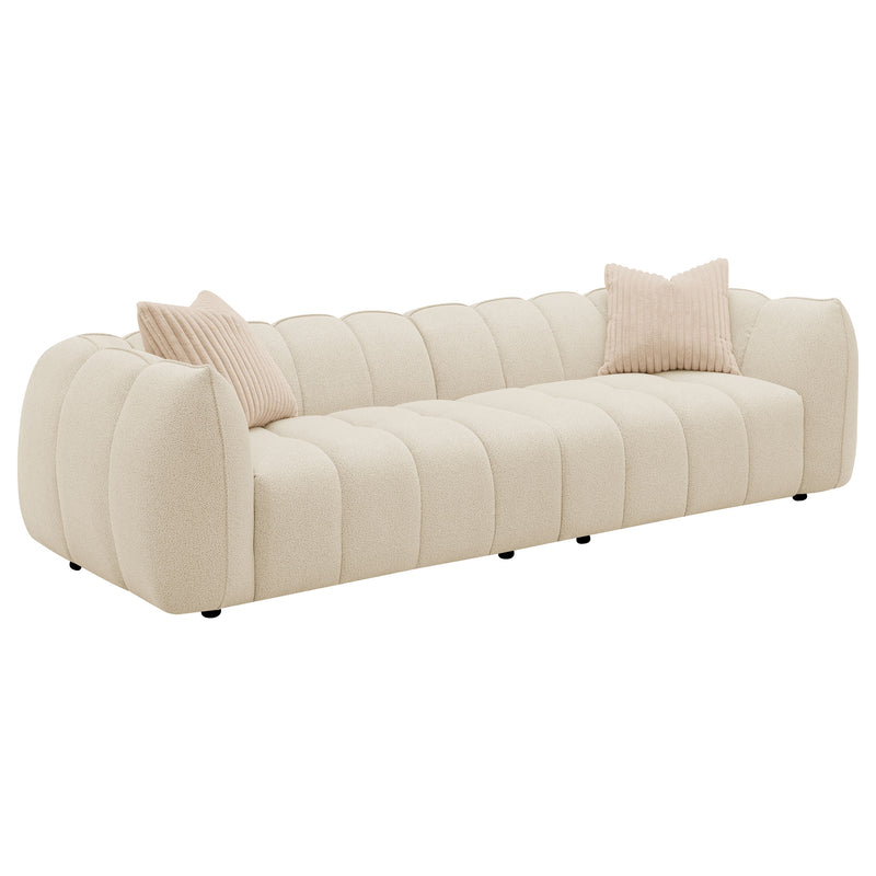 Coaster Furniture Winchester Sand Pebble Beige Extra Long Sofa