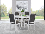 Coaster Furniture Judd Pearl White 5pc Dining Room Set