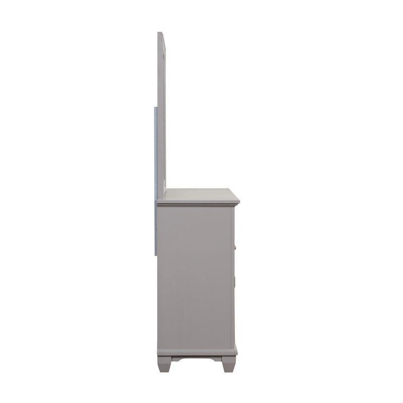 New Classic Furniture Jamestown White Landscape Mirror
