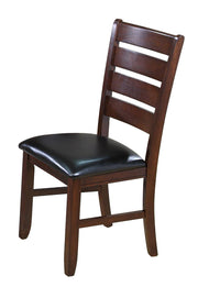 2 Crown Mark Bardstown Black Brown Side Chairs