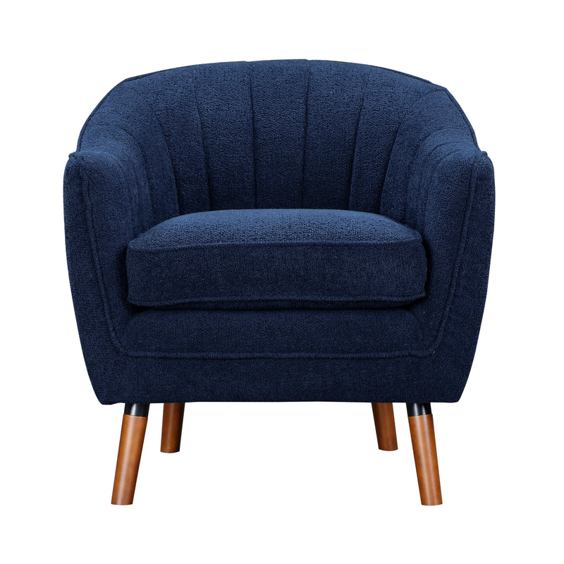 Home Elegance Cutler Blue Accent Chair