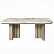 Acme Furniture Charity Natural Gray Oak Dining Table