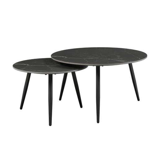 Home Elegance Alaina Black 3pc Occasional Table Set