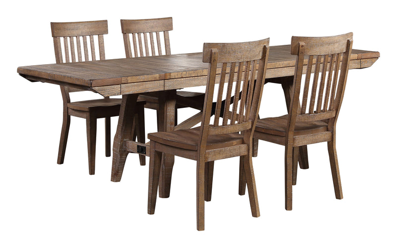 Steve Silver Riverdale Driftwood 5pc Dining Set