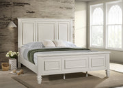 Coaster Furniture Sandy Beach Cream White King Panel Bed