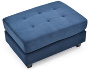 Glory Furniture Malone Navy Blue Ottoman